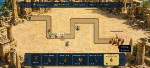 Archaeo Defense - défense de la forteresse pendant une vague