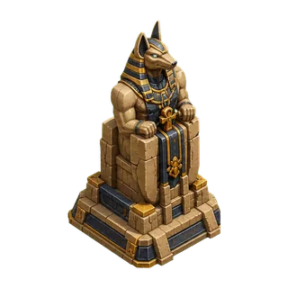 Statue d'Anubis, tour de défense d'Archaeo Defense