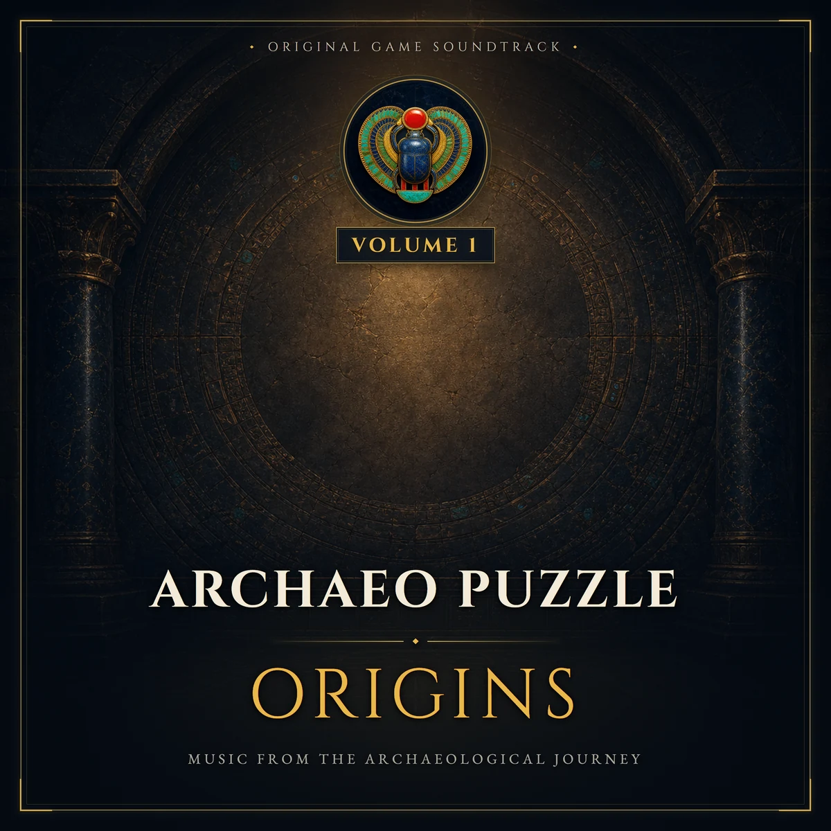 Pochette officielle d'Archaeo Puzzle Origins - Volume 1