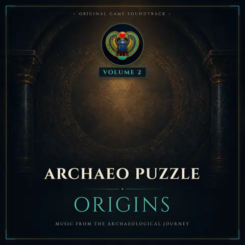 Pochette officielle d'Archaeo Puzzle Origins - Volume 2